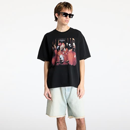T-shirt PLEASURES x Slipknot Self Titled Heavyweight Shirt Black