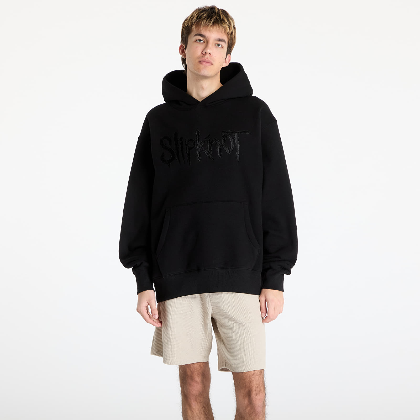 Meeste kampsunid PLEASURES x Slipknot Debut Hoodie Black