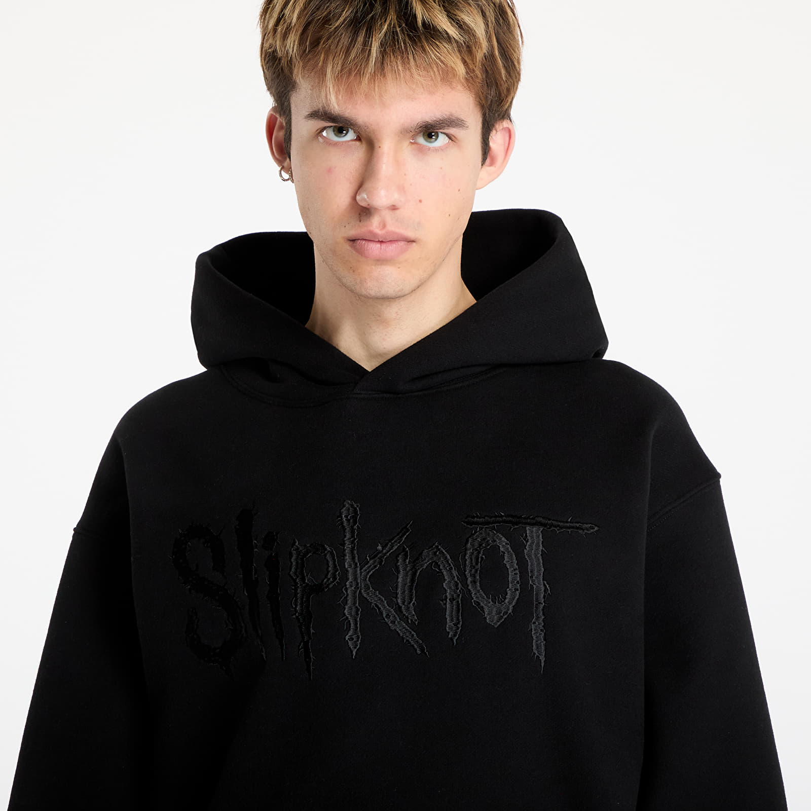 Meeste kampsunid PLEASURES x Slipknot Debut Hoodie Black