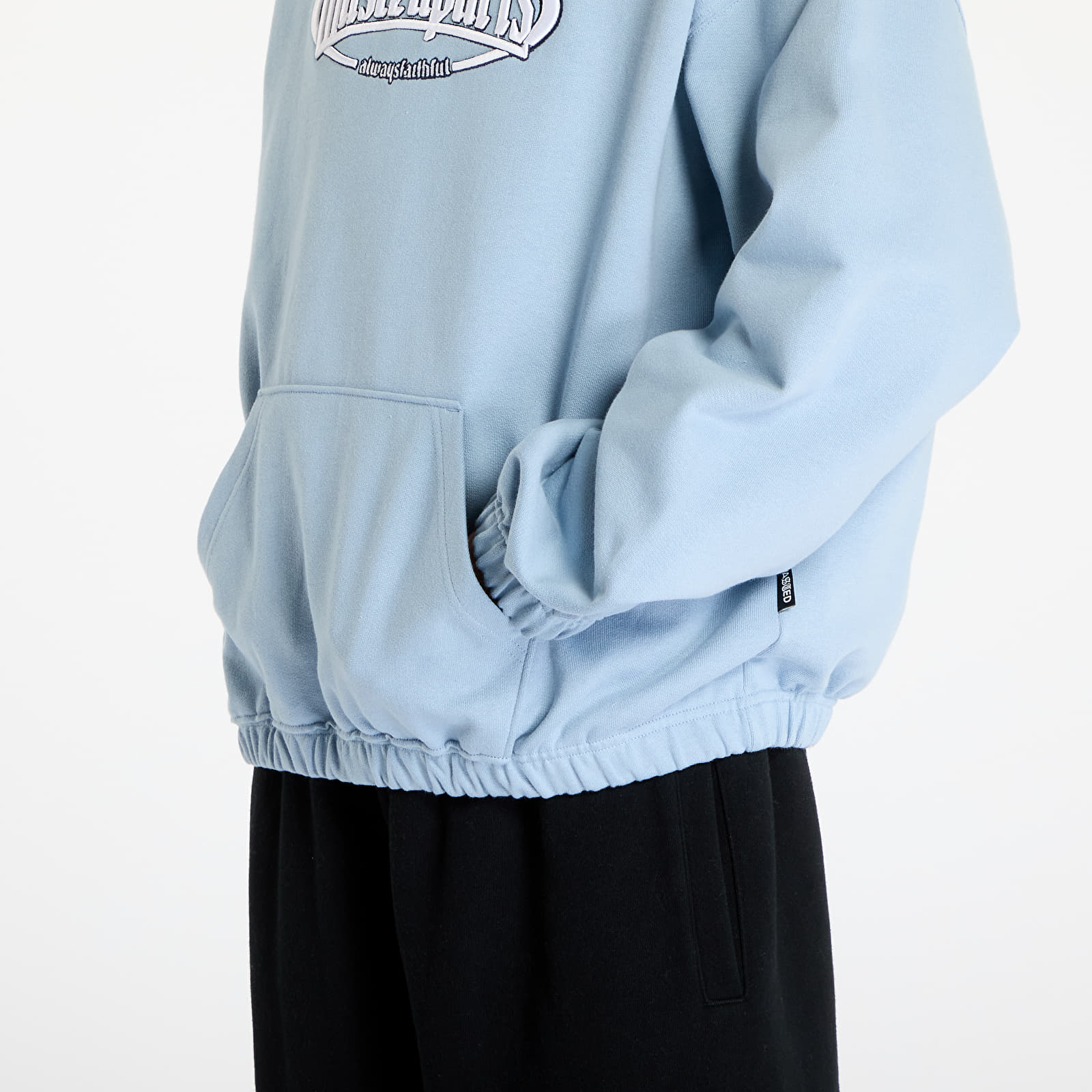 Moške majice Wasted Paris M Yard Boxy Hoodie Light Blue