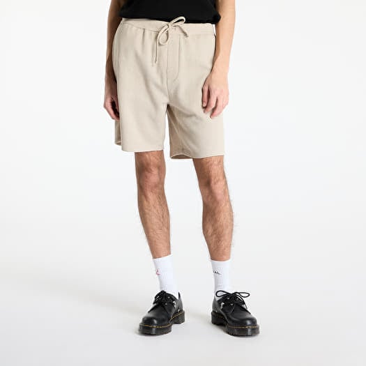Korte broek Hugo Boss Men's Waffle Shorts Beige