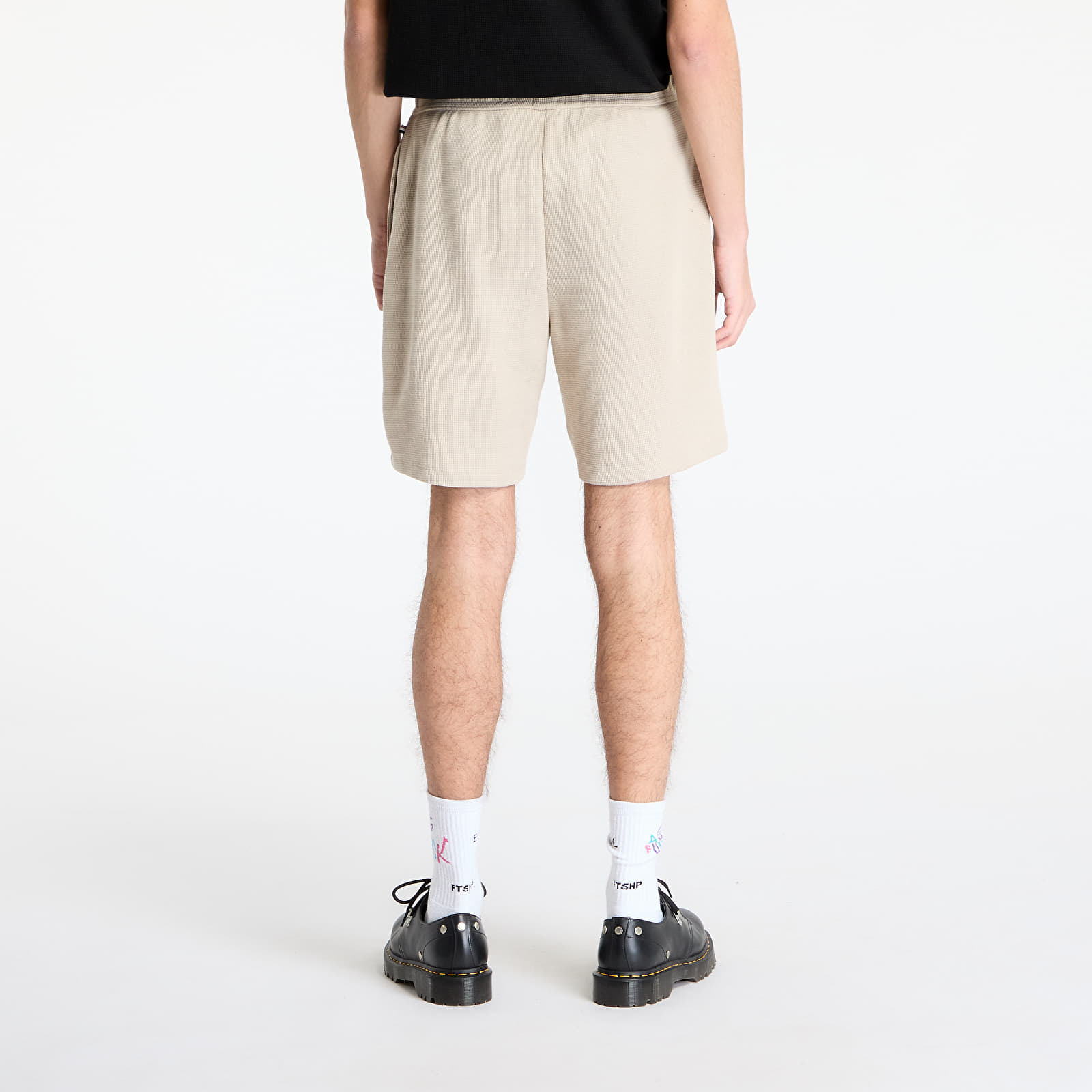 Muške kratke hlače Hugo Boss Men's Waffle Shorts Beige
