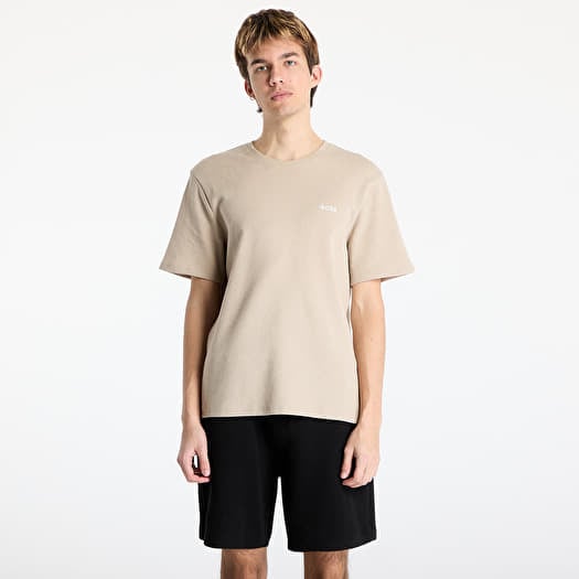 Tricou Hugo Boss Men's Waffle T-Shirt Beige