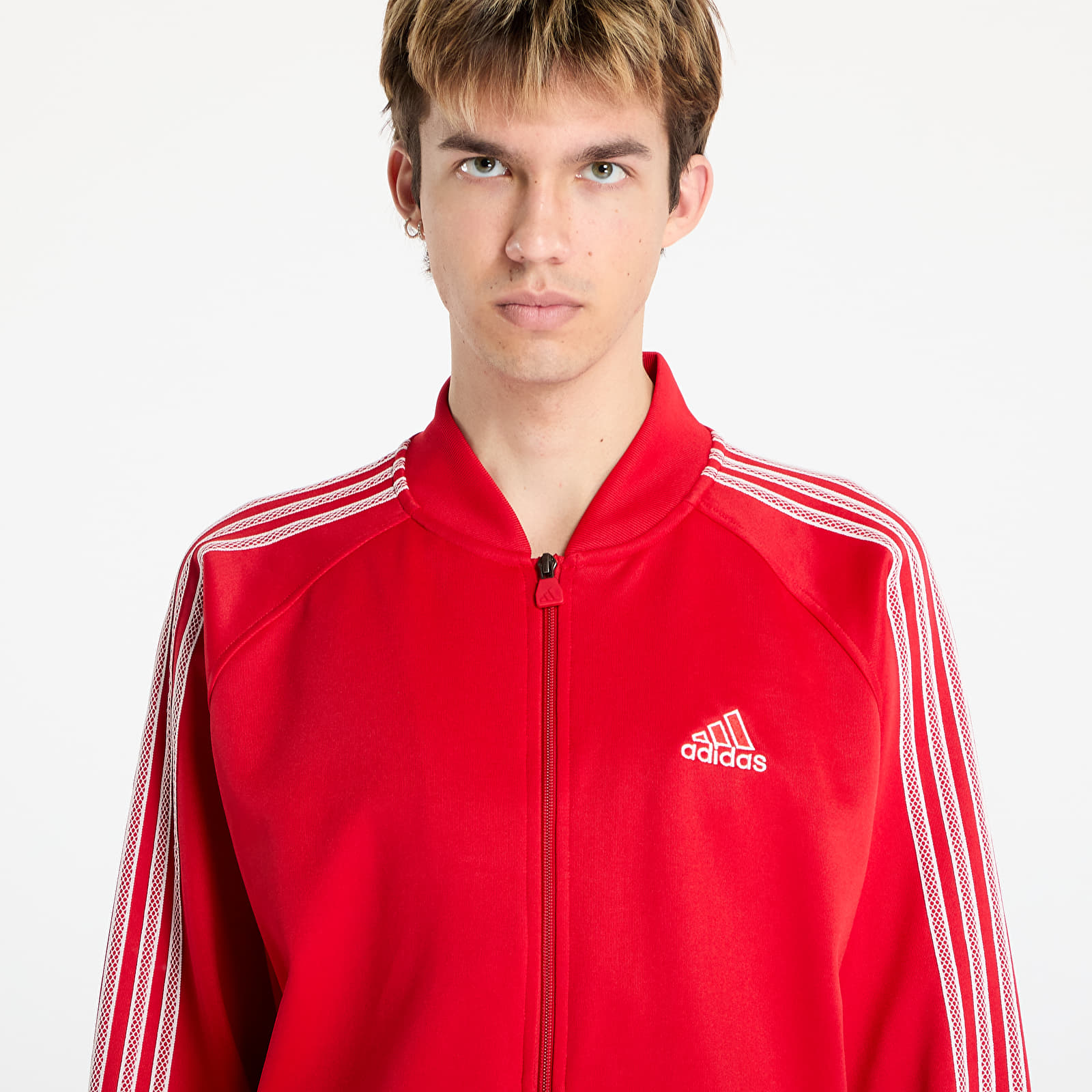 Men's sweatshirts adidas Track Top Red/ Better Scarlet
