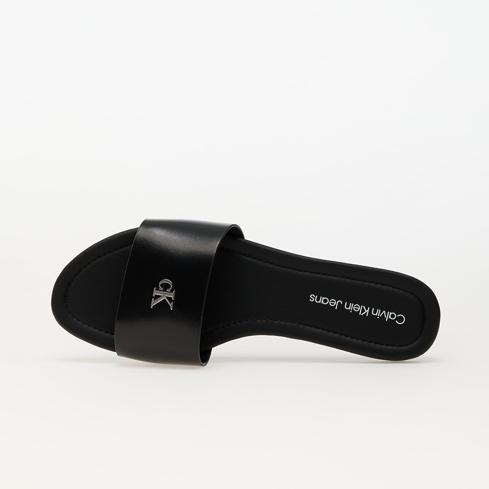 Dámské tenisky a boty Calvin Klein Jeans Flat Sandal Slide Mg Black