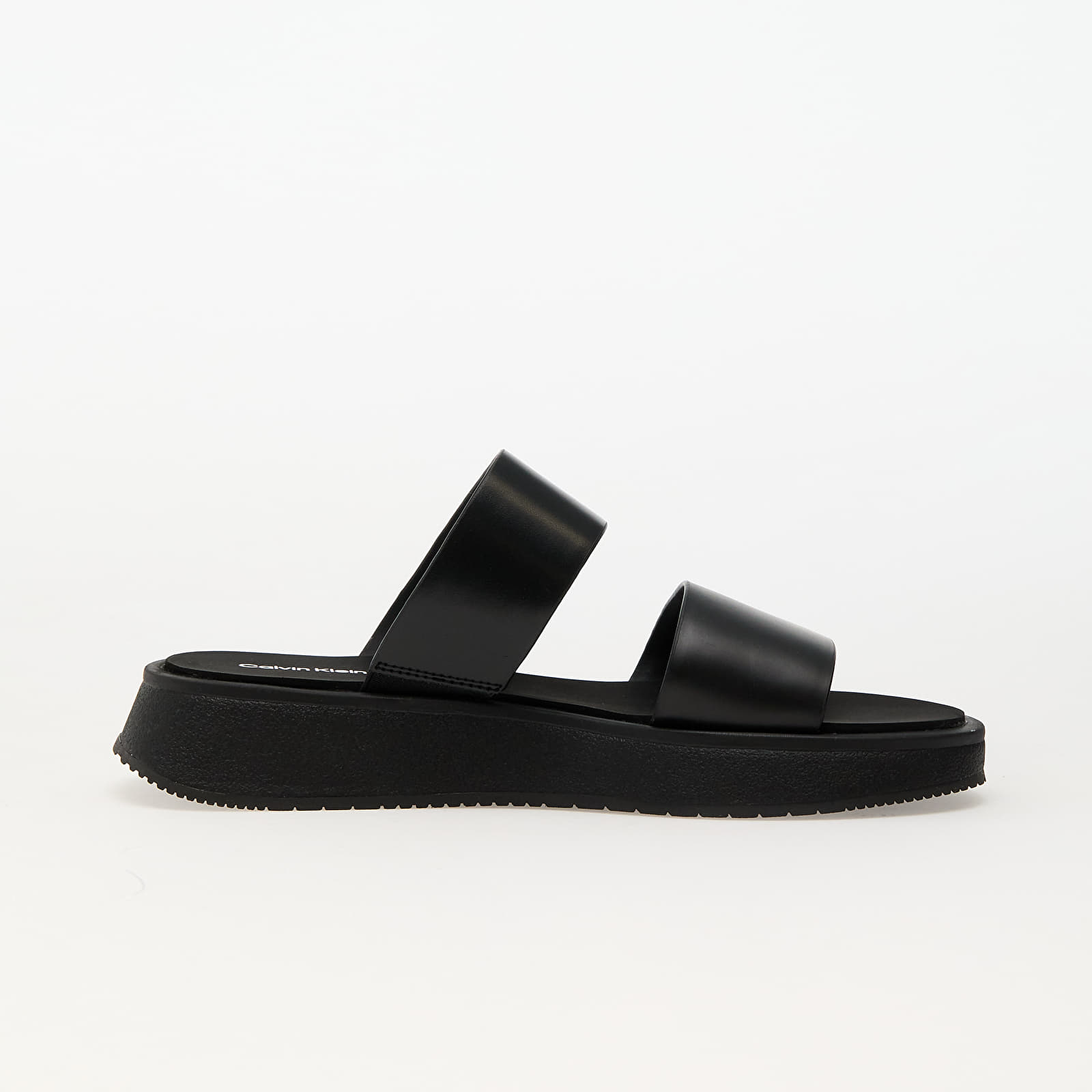Ženske superge in čevlji Calvin Klein Jeans Sandal Slide Double Black
