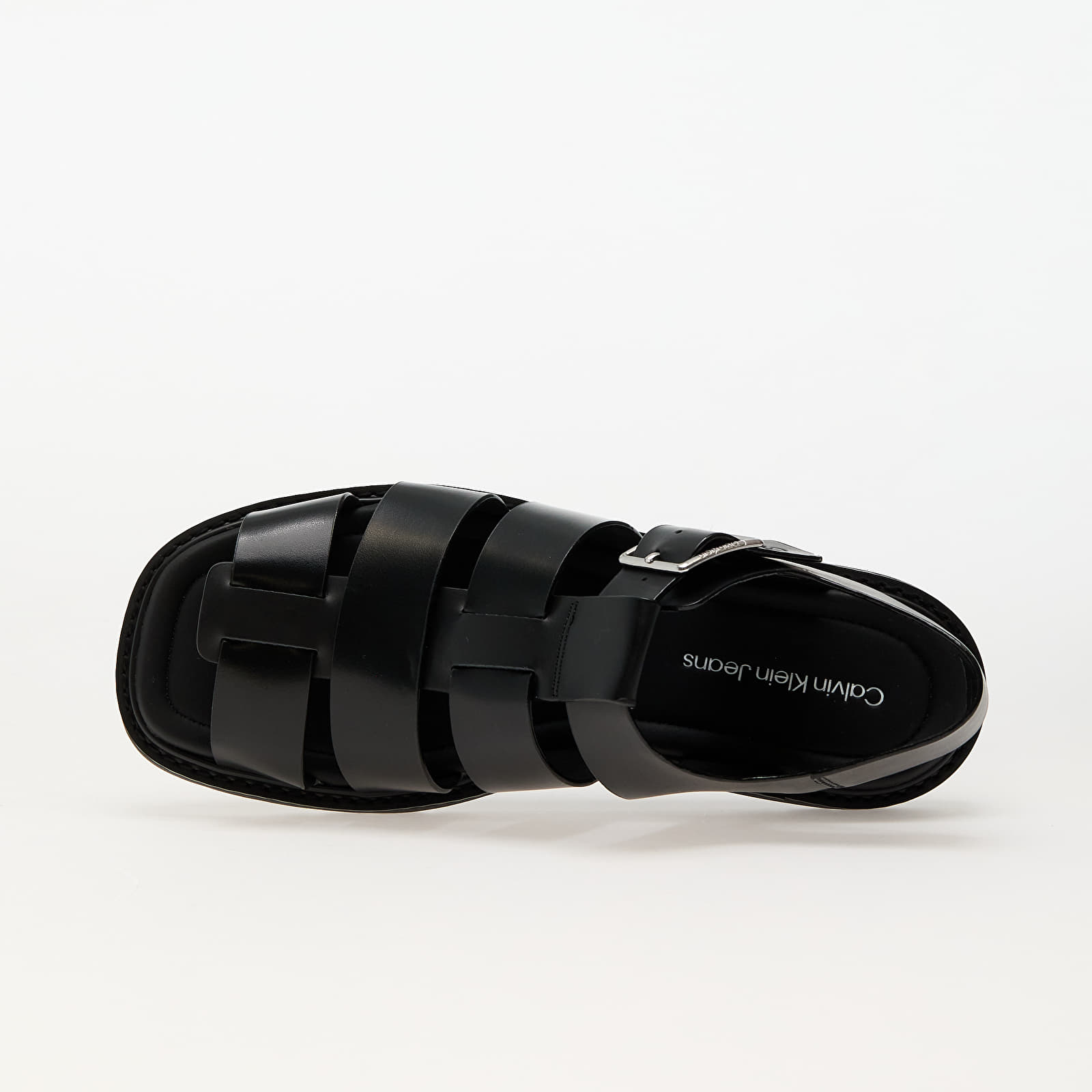 Ženske superge in čevlji Calvin Klein Jeans Sq Molded Sandal Fisher Black