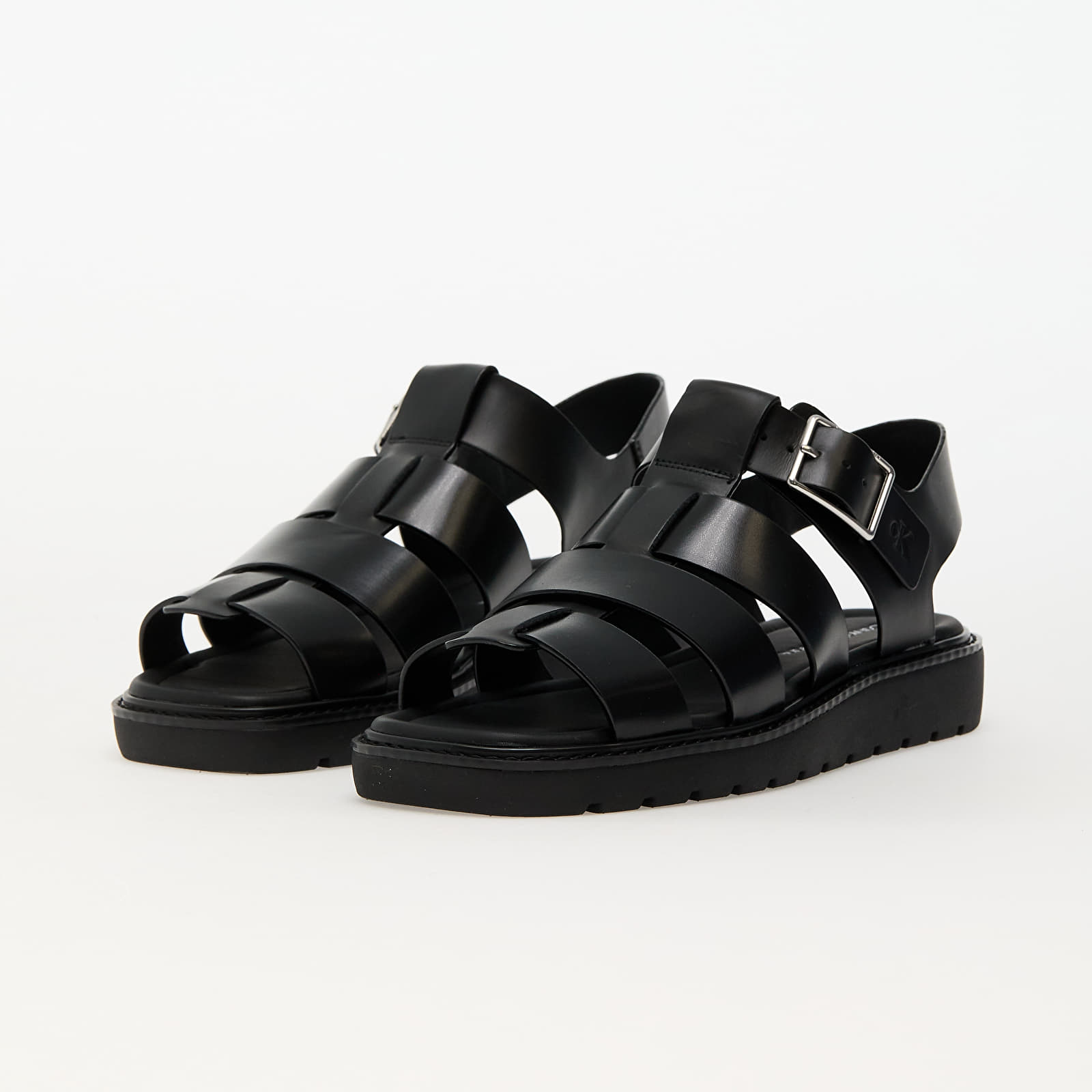 Ženske superge in čevlji Calvin Klein Jeans Sq Molded Sandal Fisher Black