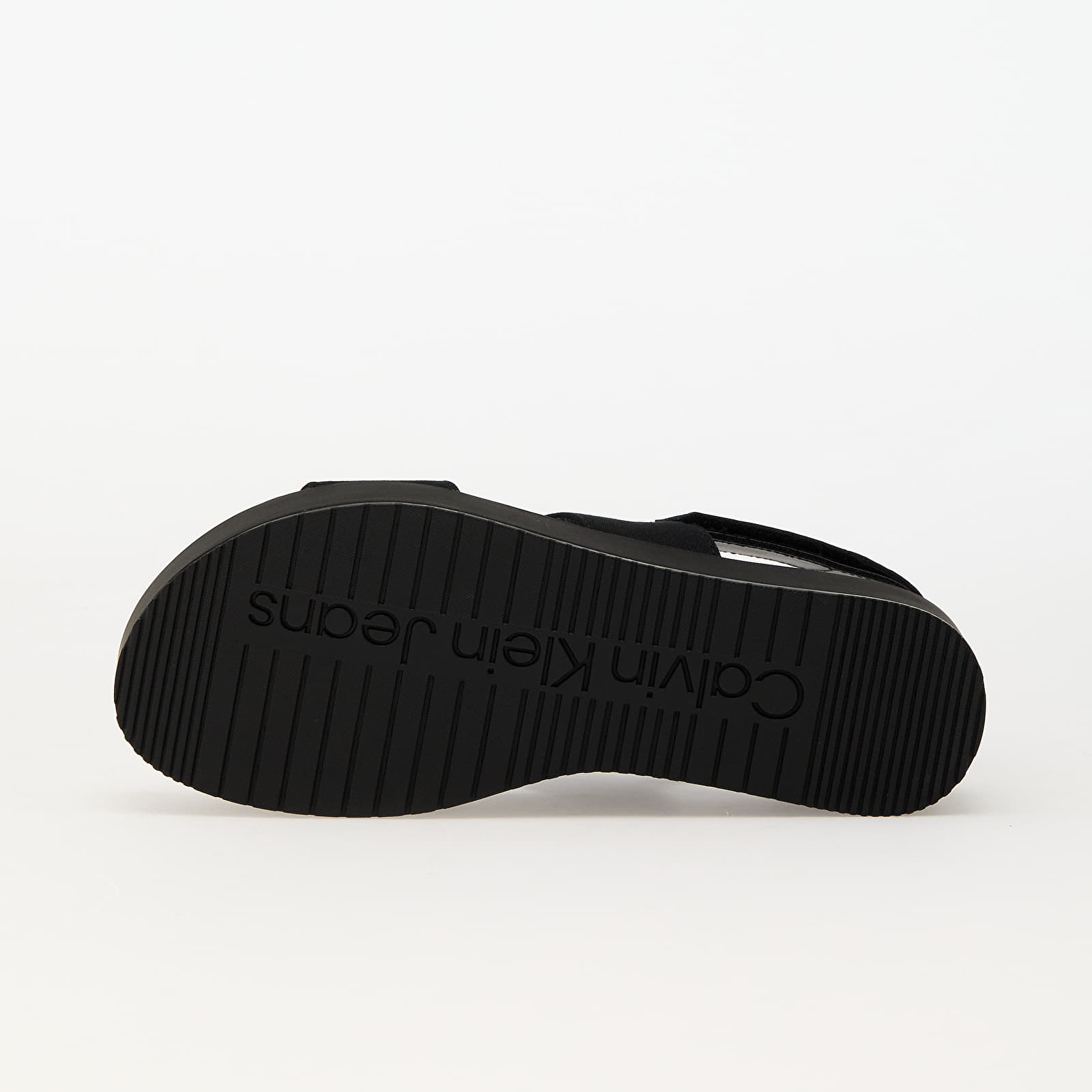 Ženske tenisice i cipele Calvin Klein Jeans Flatform Sandal Slin Black
