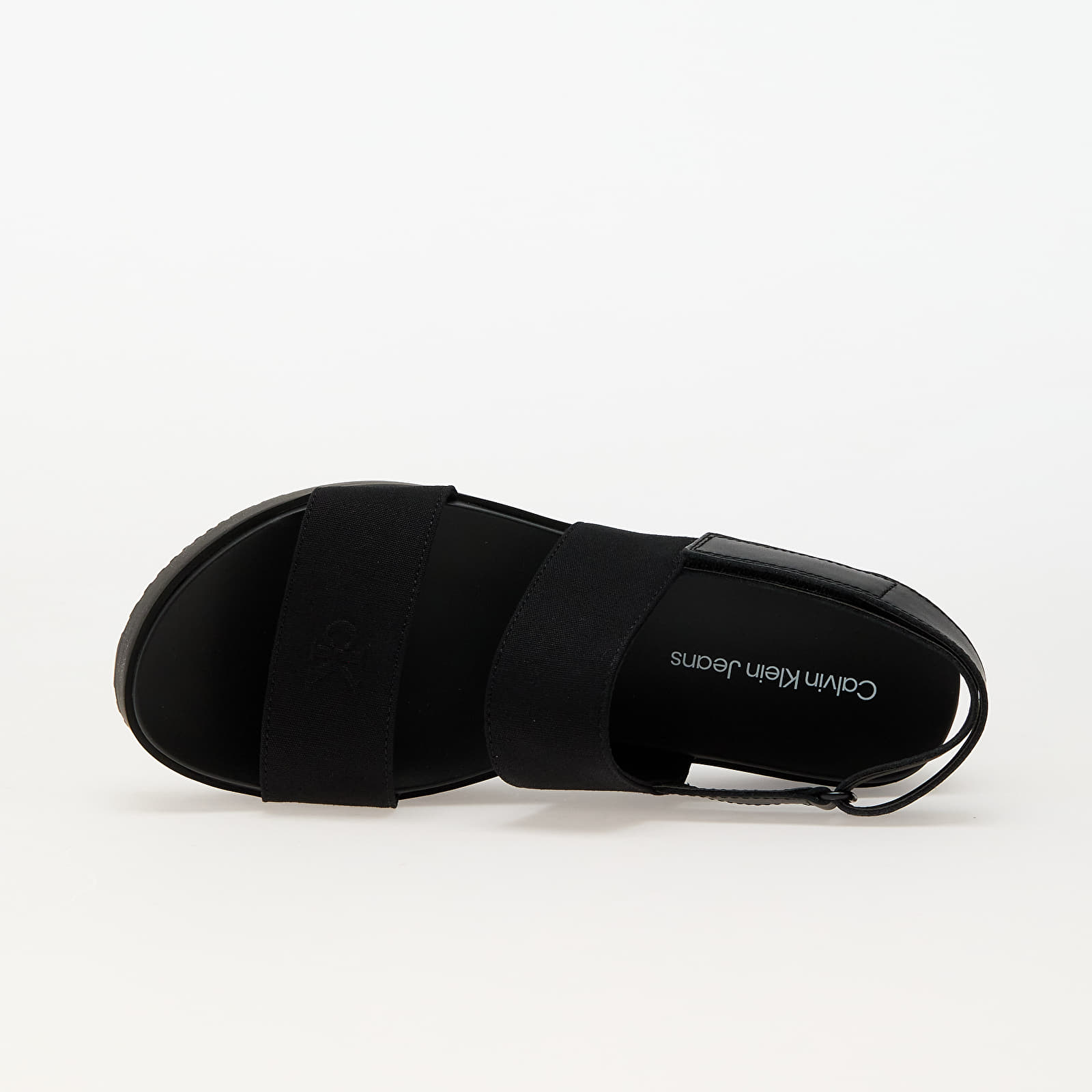 Ženske tenisice i cipele Calvin Klein Jeans Flatform Sandal Slin Black