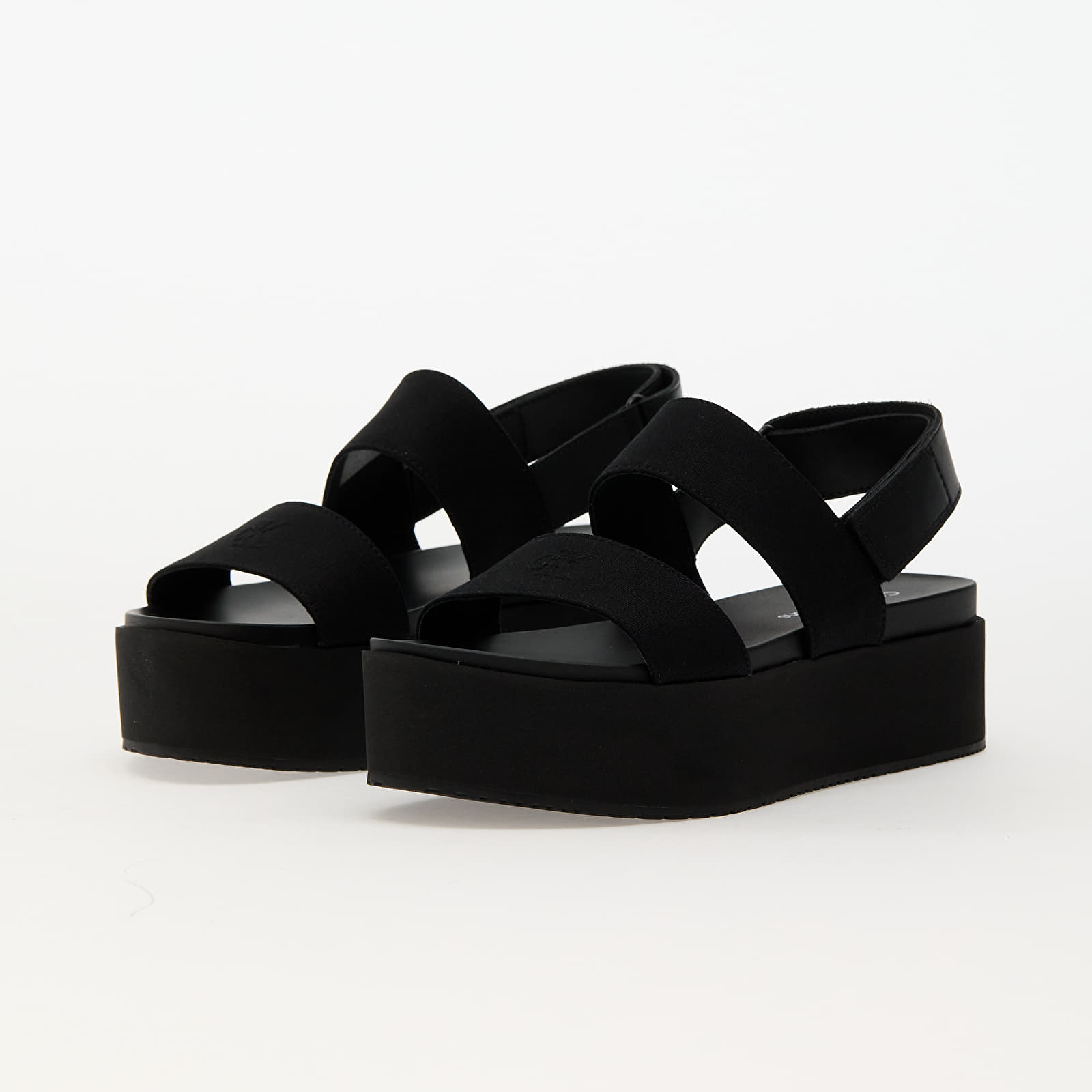 Ženske tenisice i cipele Calvin Klein Jeans Flatform Sandal Slin Black