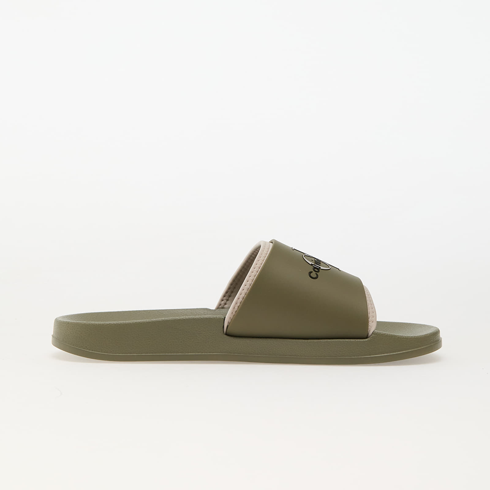 Men's sneakers and shoes Calvin Klein Jeans Slide Rubber Neopren Green