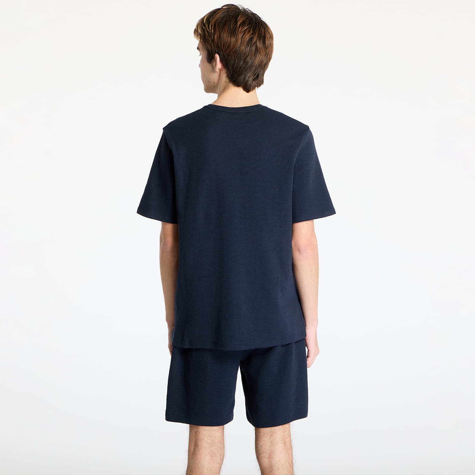 Men's T-shirts Hugo Boss Men's Waffle T-Shirt Blue