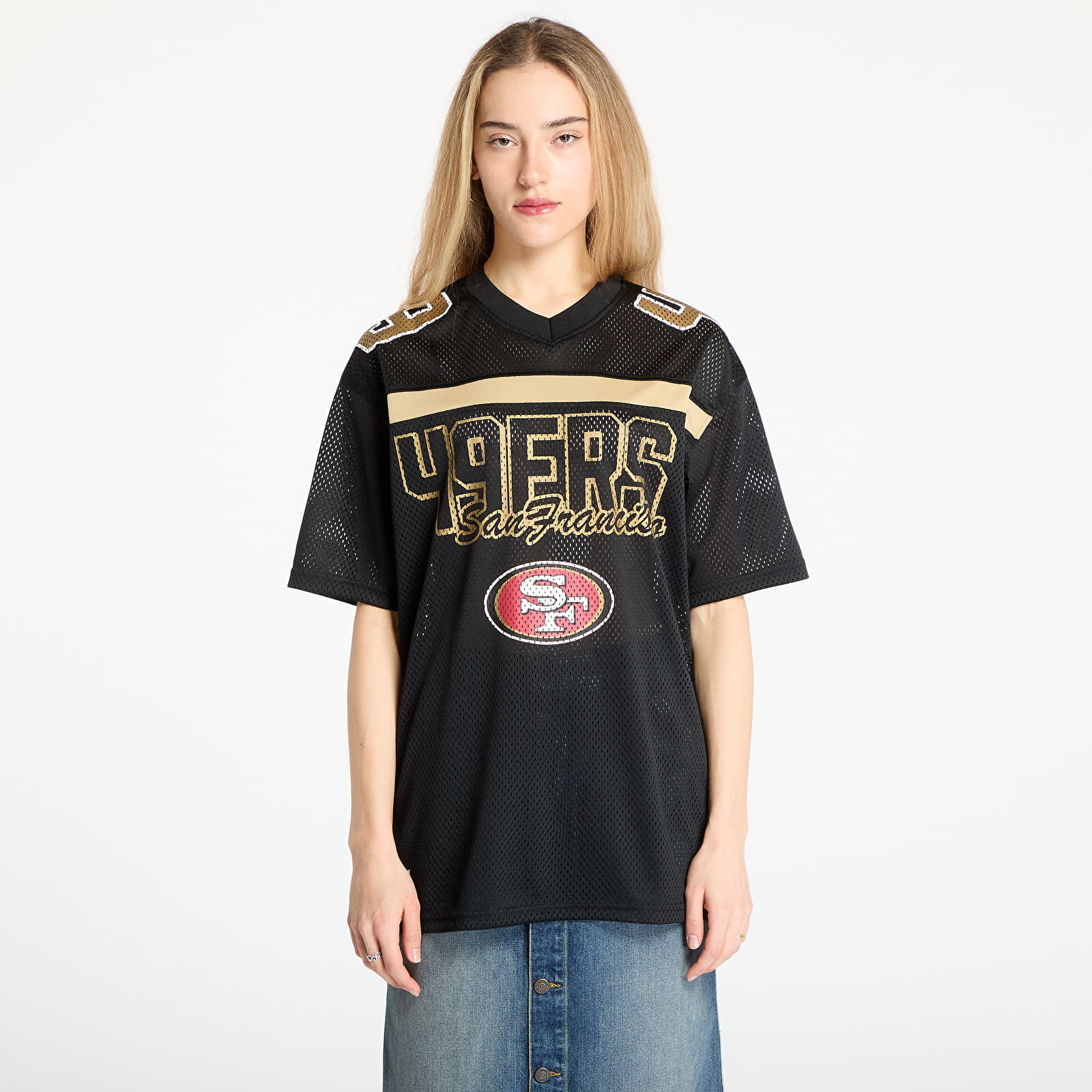 Jerseys New Era NFL Saf49E Mesh Graphic Jersey UNISEX Black