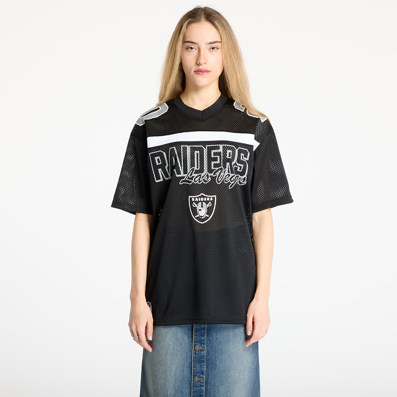 Trikood New Era NFL Las Vegas Raiders Mesh Graphic Jersey UNISEX Black