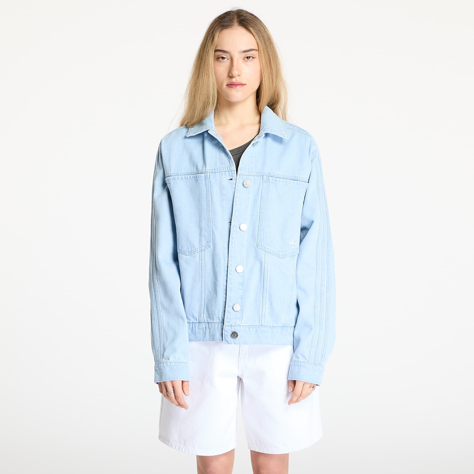Jacheta adidas Premium Essentials Denim Jacket Not Defined/ Light Denim S