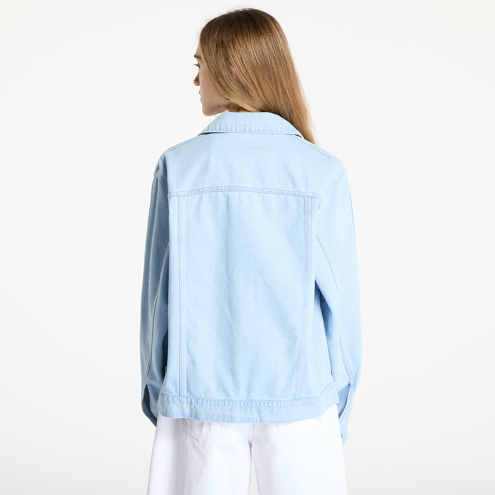Sobrecamisas adidas Premium Essentials Denim Jacket Not Defined/ Light Denim