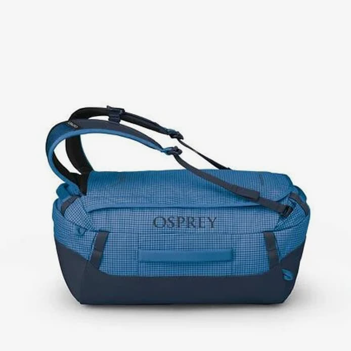 Mochilas para hombre Osprey Transporter 30 Duffle Backpack Blue Flame/ Scoria Blue