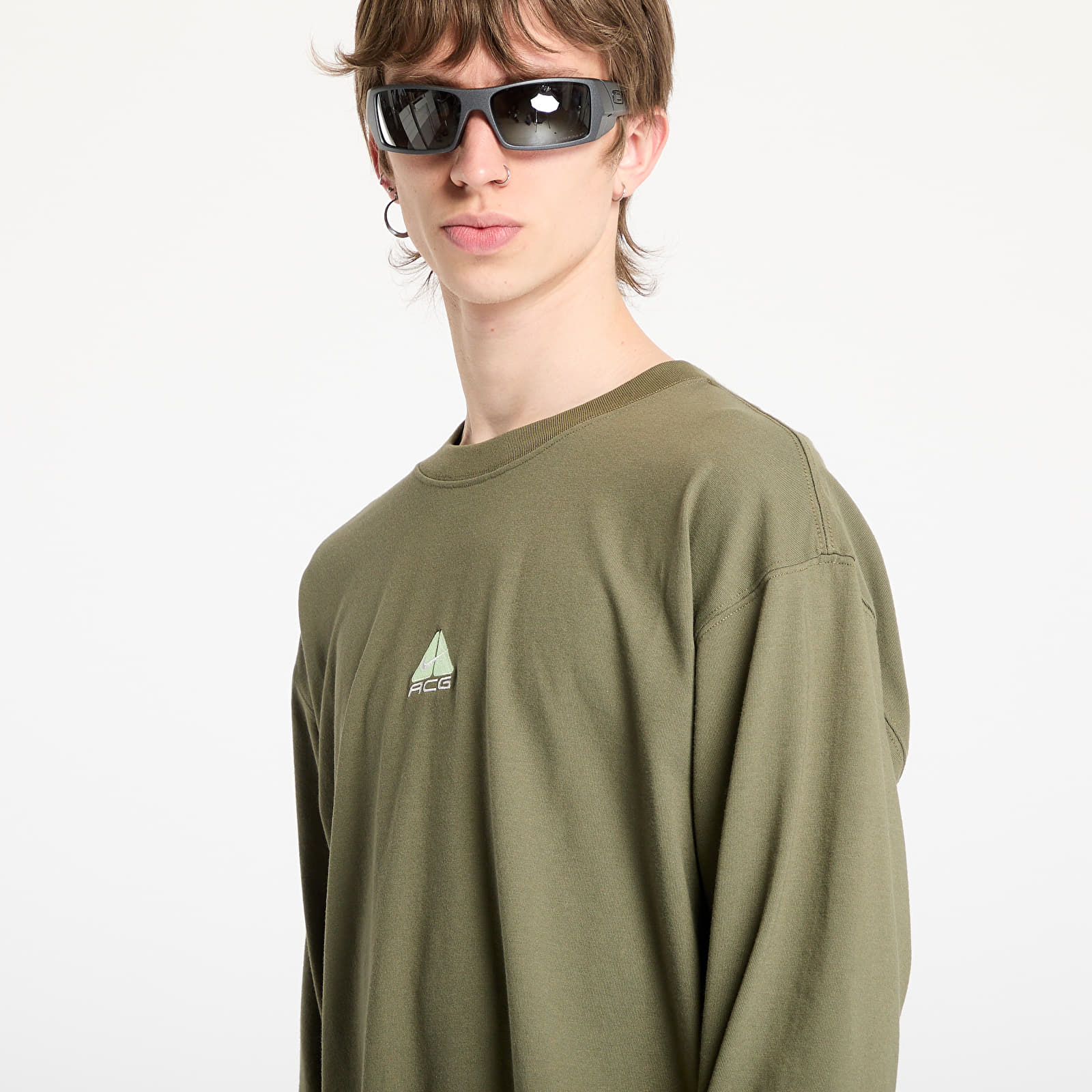 Camisetas hombre Nike ACG "Lungs" Men's Long-Sleeve T-Shirt Medium Olive