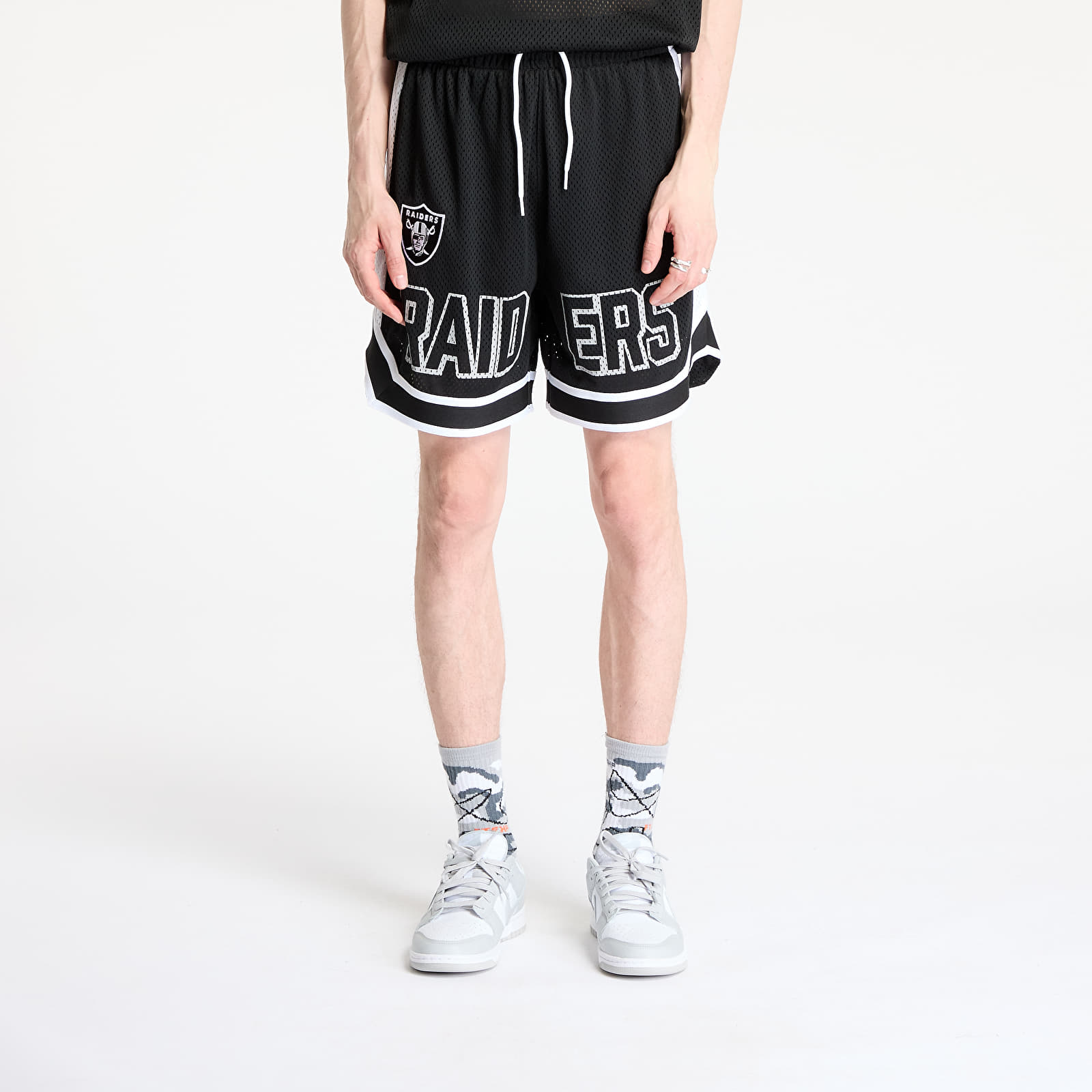 Muške kratke hlače New Era NFL Las Vegas Raiders Graphic Shorts Black