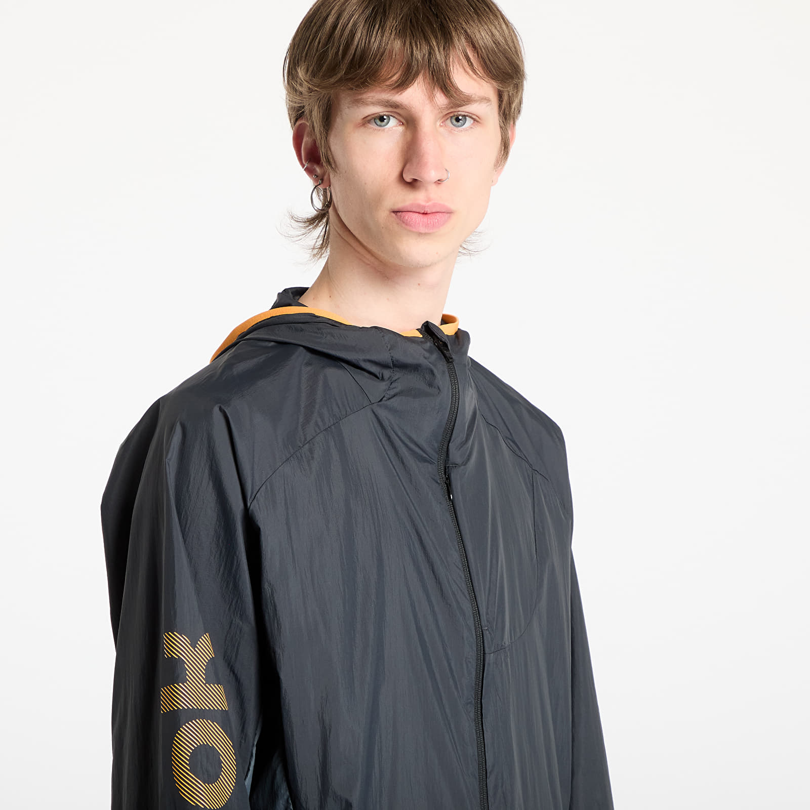 Jakker til mænd Reebok Wind Run Jacket Washed Black/ Grey 3