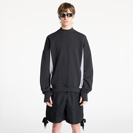 Sweat-shirt Reebok French Terry Crewneck UNISEX Washed Black/ Grey 3