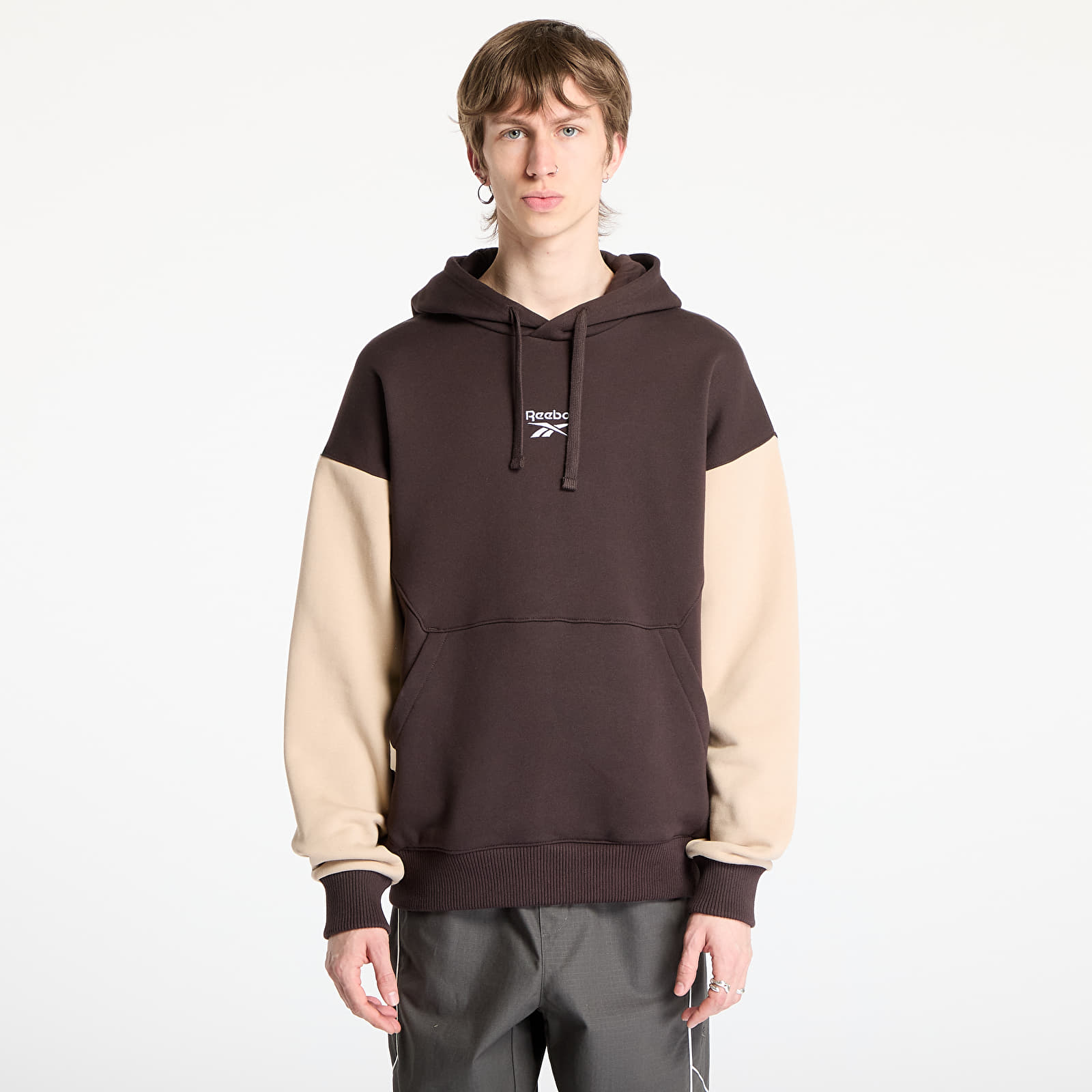 Muške majice Reebok Classic French Ter Unearthed Hoodie UNISEX Brown/ Tan