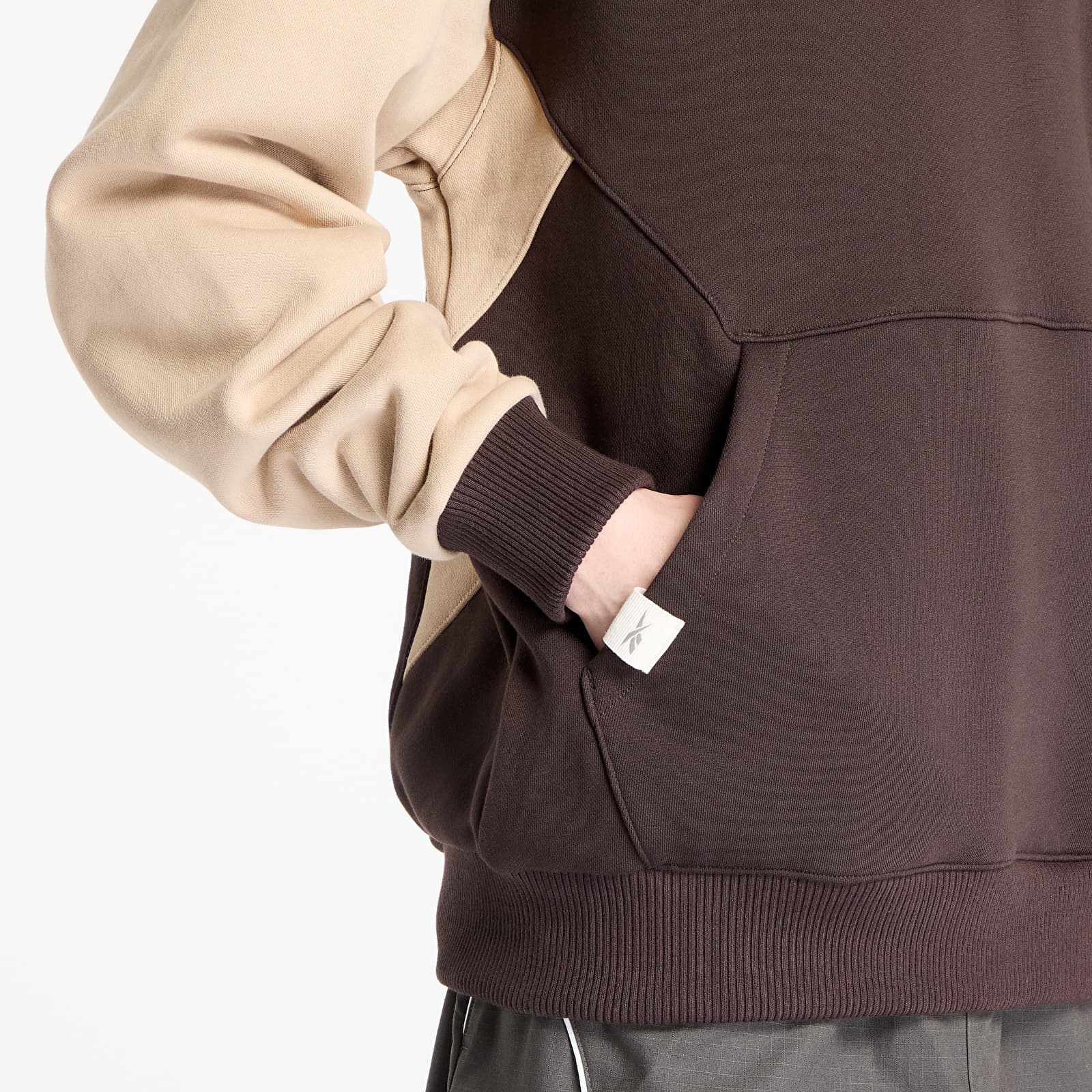 Muške majice Reebok Classic French Ter Unearthed Hoodie UNISEX Brown/ Tan