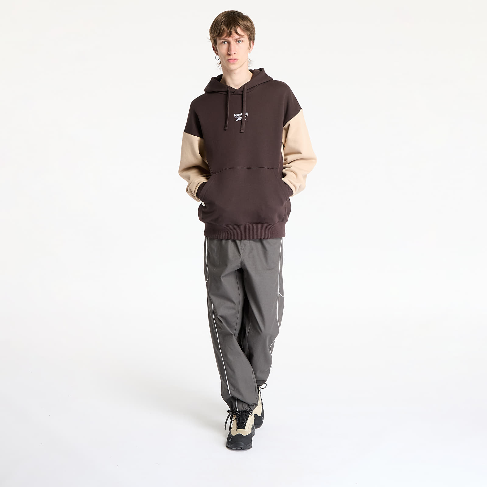 Muške majice Reebok Classic French Ter Unearthed Hoodie UNISEX Brown/ Tan