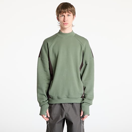 Pulóver Reebok French Terry Crewneck UNISEX Breakaway Green/ Unearthed Brown
