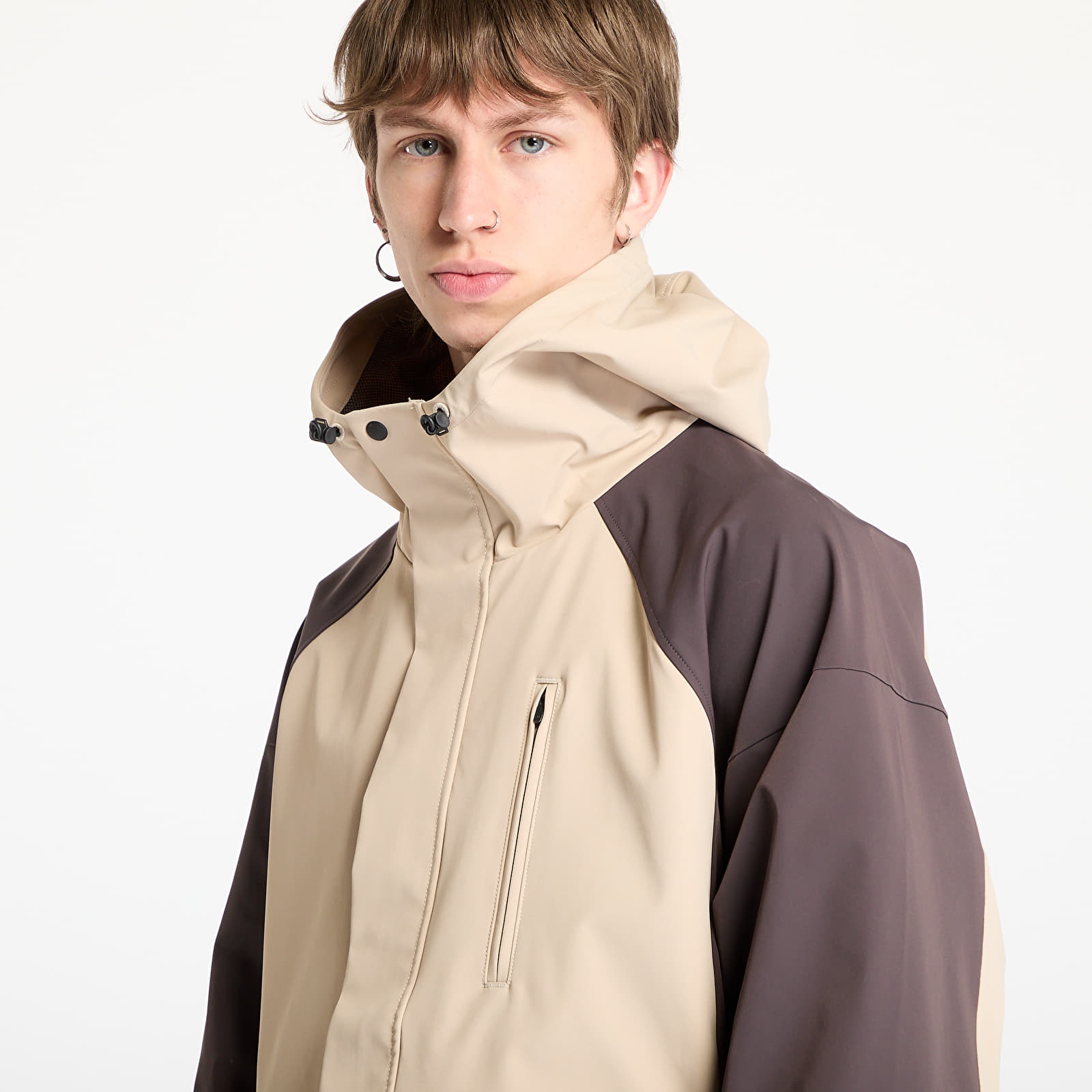 Men's jackets Reebok Utility Shell Jacket UNISEX Tan/ Unearthed Brown