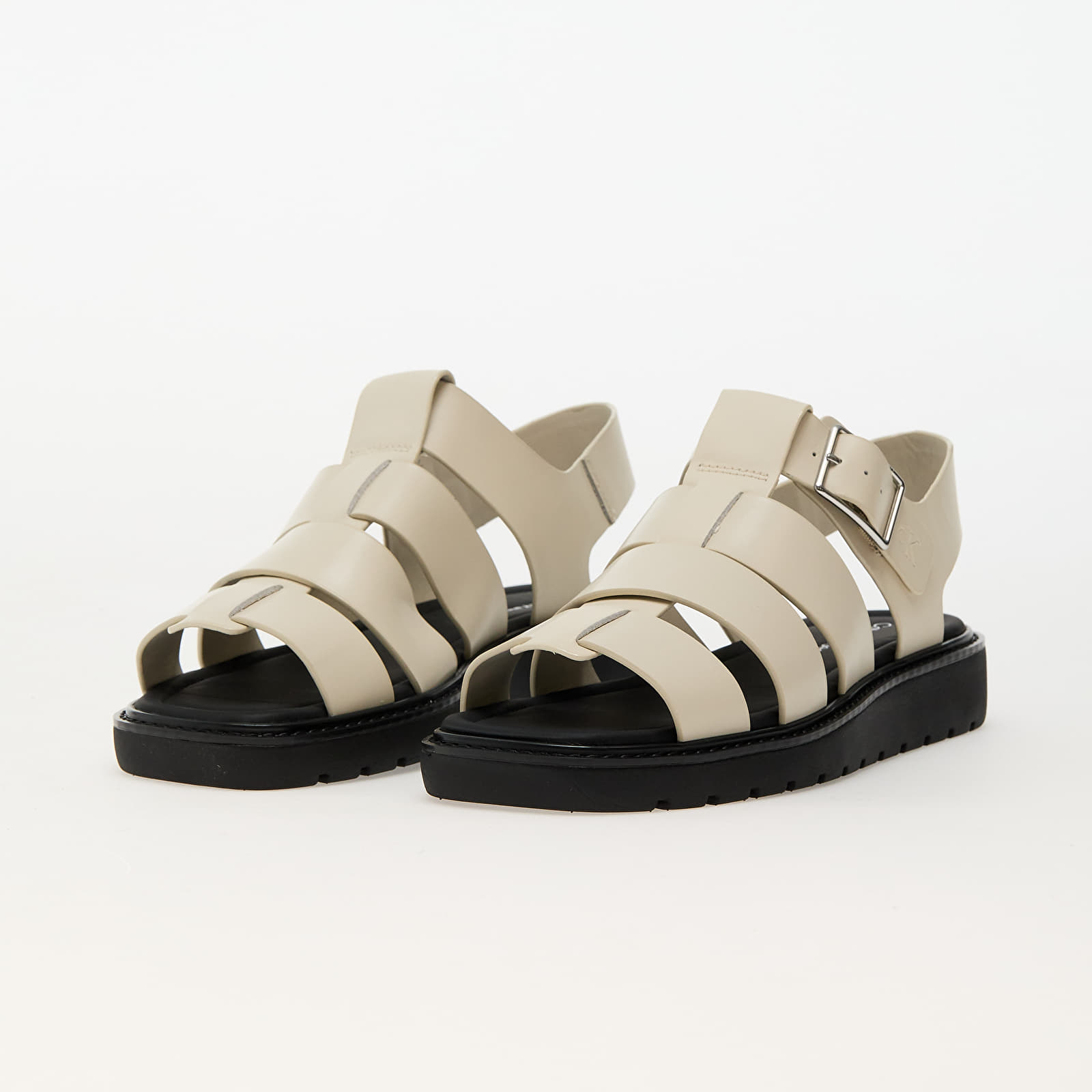 Sneakers und Schuhe für Frauen Calvin Klein Jeans Sq Molded Sandal Fisher Beige