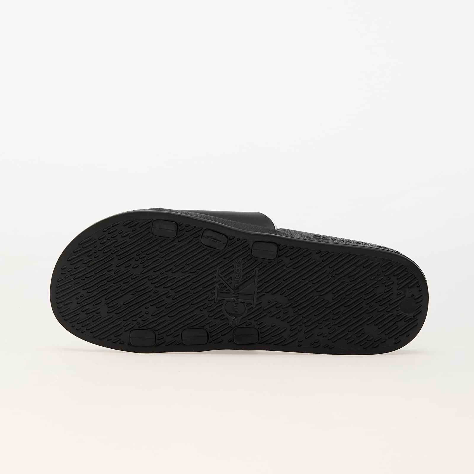 Zapatillas y zapatos de hombre Calvin Klein Jeans Slide Rubber Neopren Black