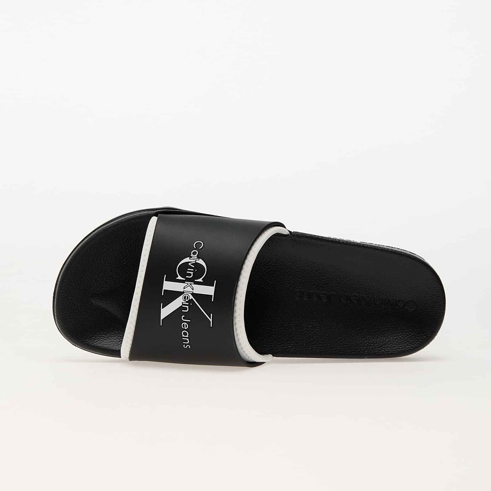 Zapatillas y zapatos de hombre Calvin Klein Jeans Slide Rubber Neopren Black