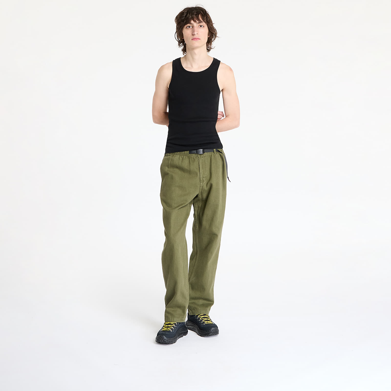Moške hlače Gramicci Hemp Pant Hemp Olive