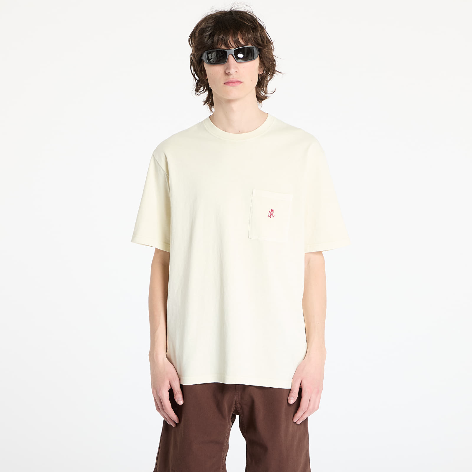 Camisetas hombre Gramicci One Point UNISEX Tee Dyed Natural Pigment