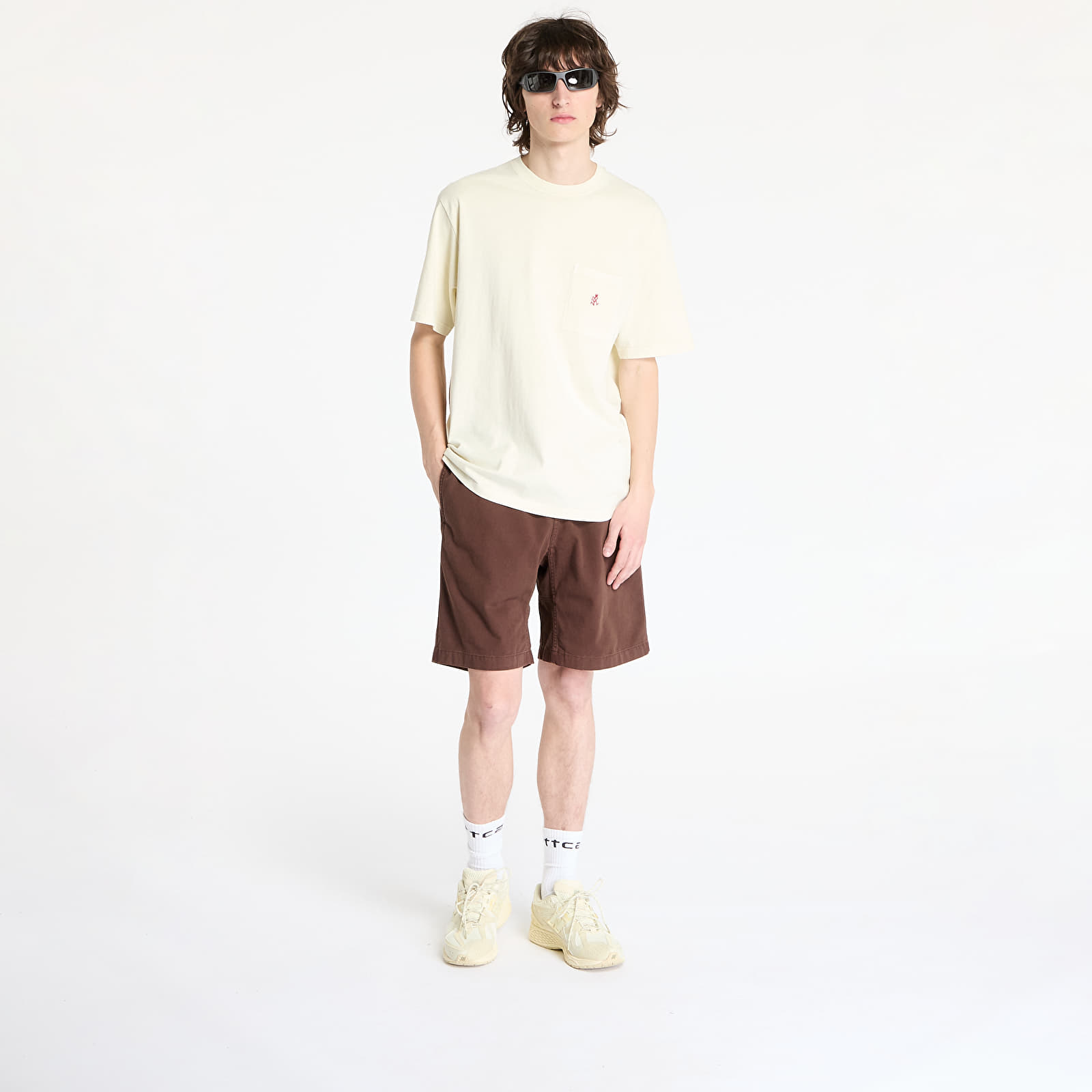 Camisetas hombre Gramicci One Point UNISEX Tee Dyed Natural Pigment