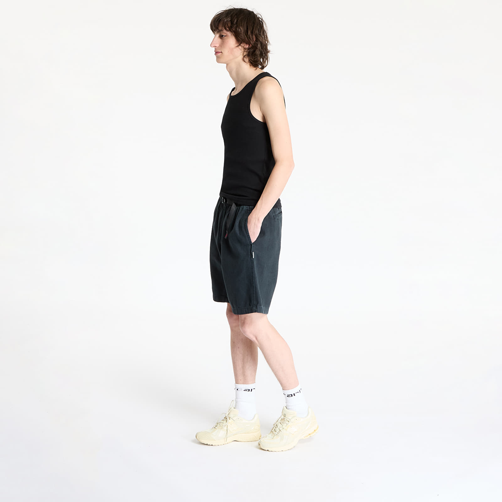 Pantalones cortos para hombre Gramicci Hemp G-Short Hemp Black