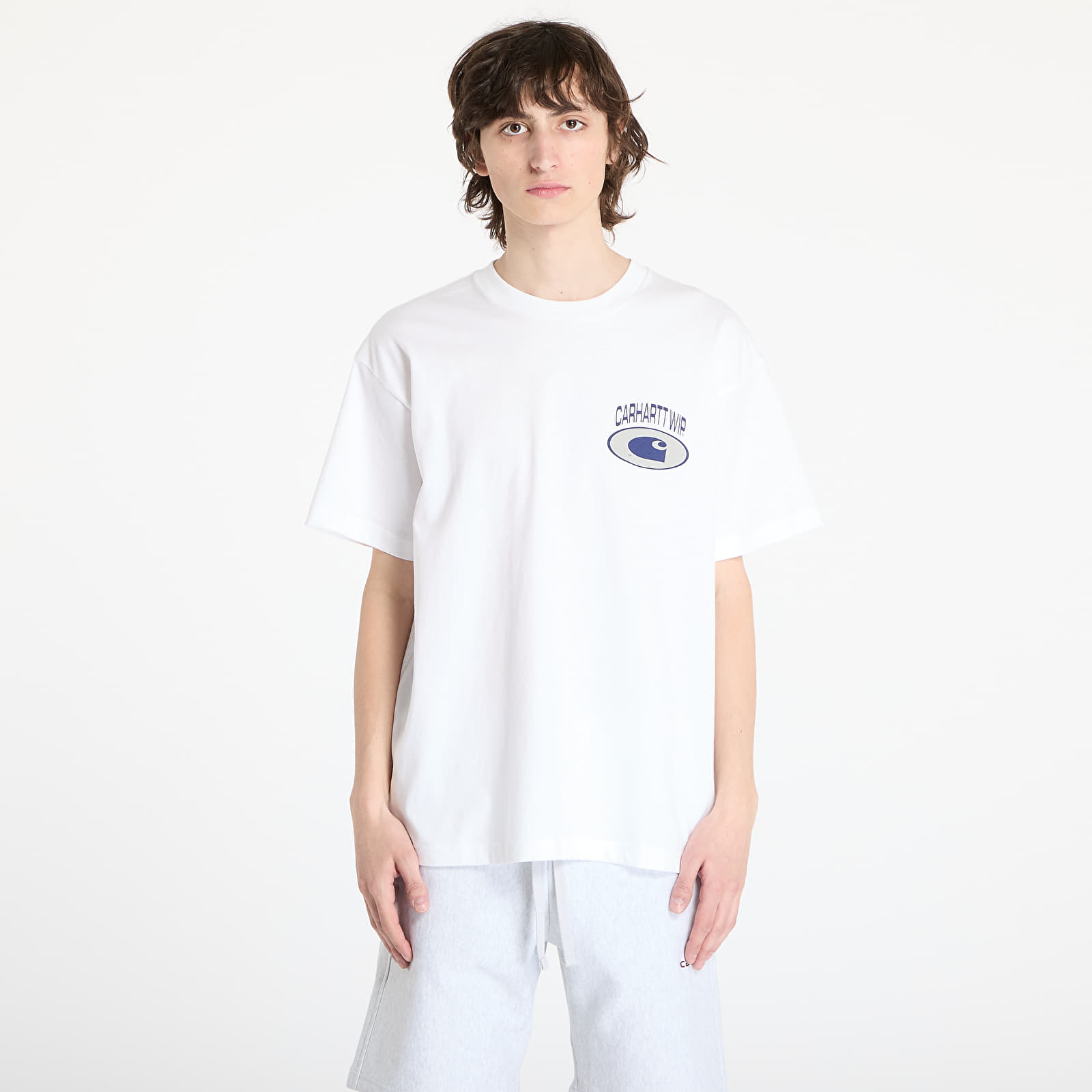 Camisetas hombre Carhartt WIP Shortsleeve Tire T-Shirt UNISEX White