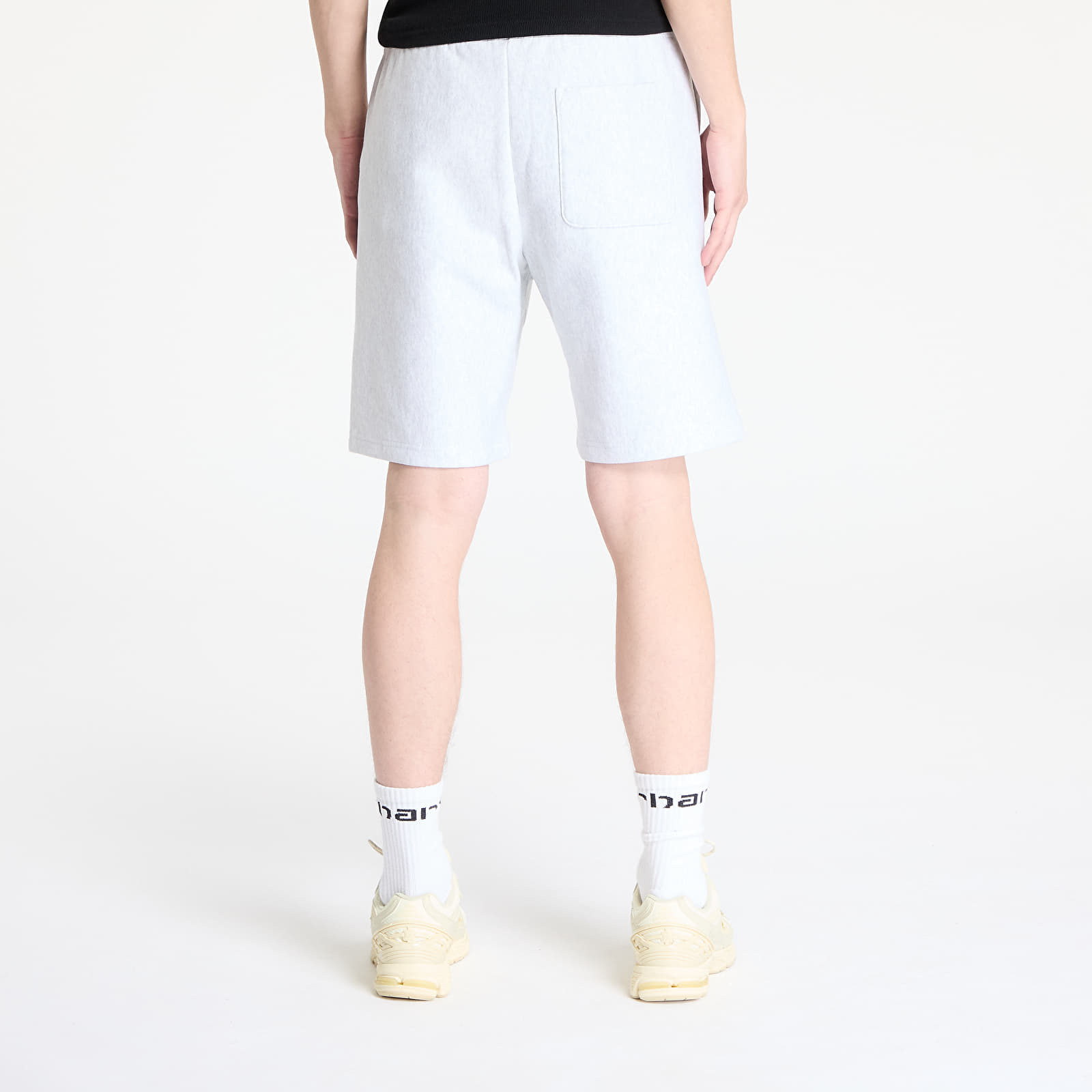 Men's shorts Carhartt WIP American Script Sweat Short Ash Heather