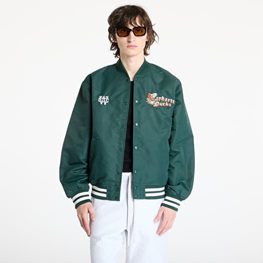 Jacke Carhartt WIP Flaming Ducks Bomber UNISEX Conifer/ Wax