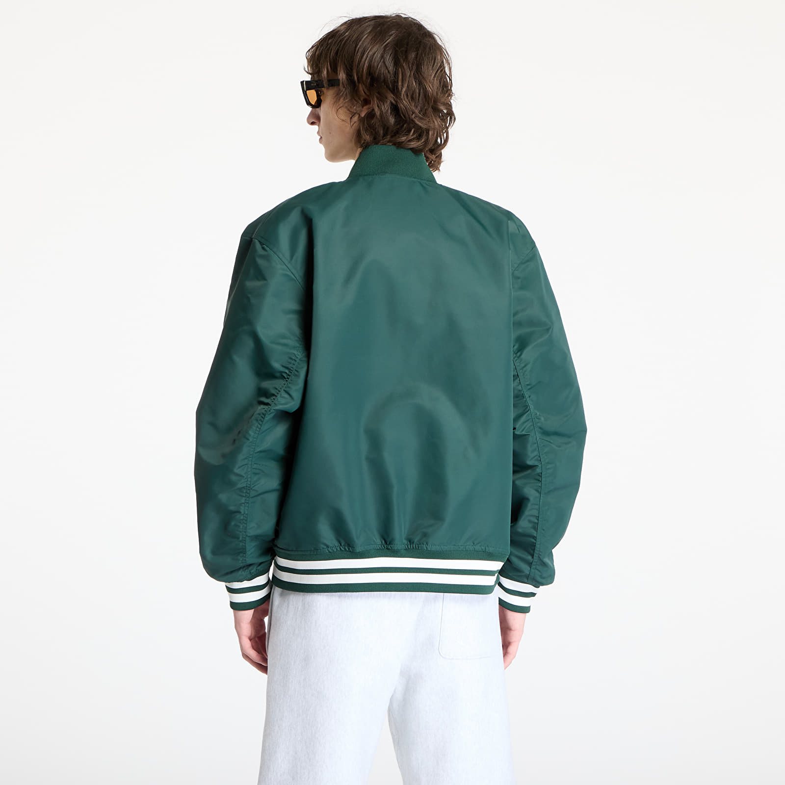 Chaquetas de hombre Carhartt WIP Flaming Ducks Bomber UNISEX Conifer/ Wax