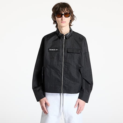 Reebok Zipped Overshirt UNISEX Washed Black