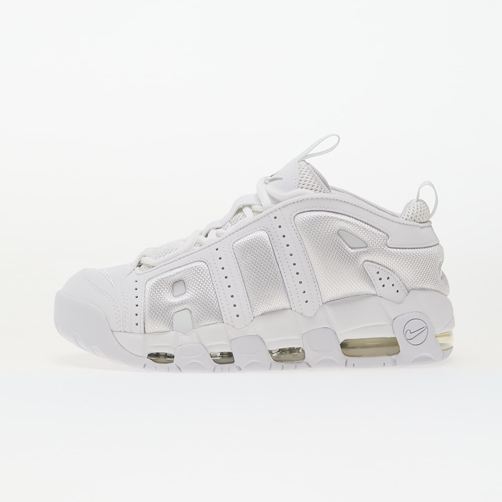 Herensneakers en -schoenen Nike Air More Uptempo Low White/ White