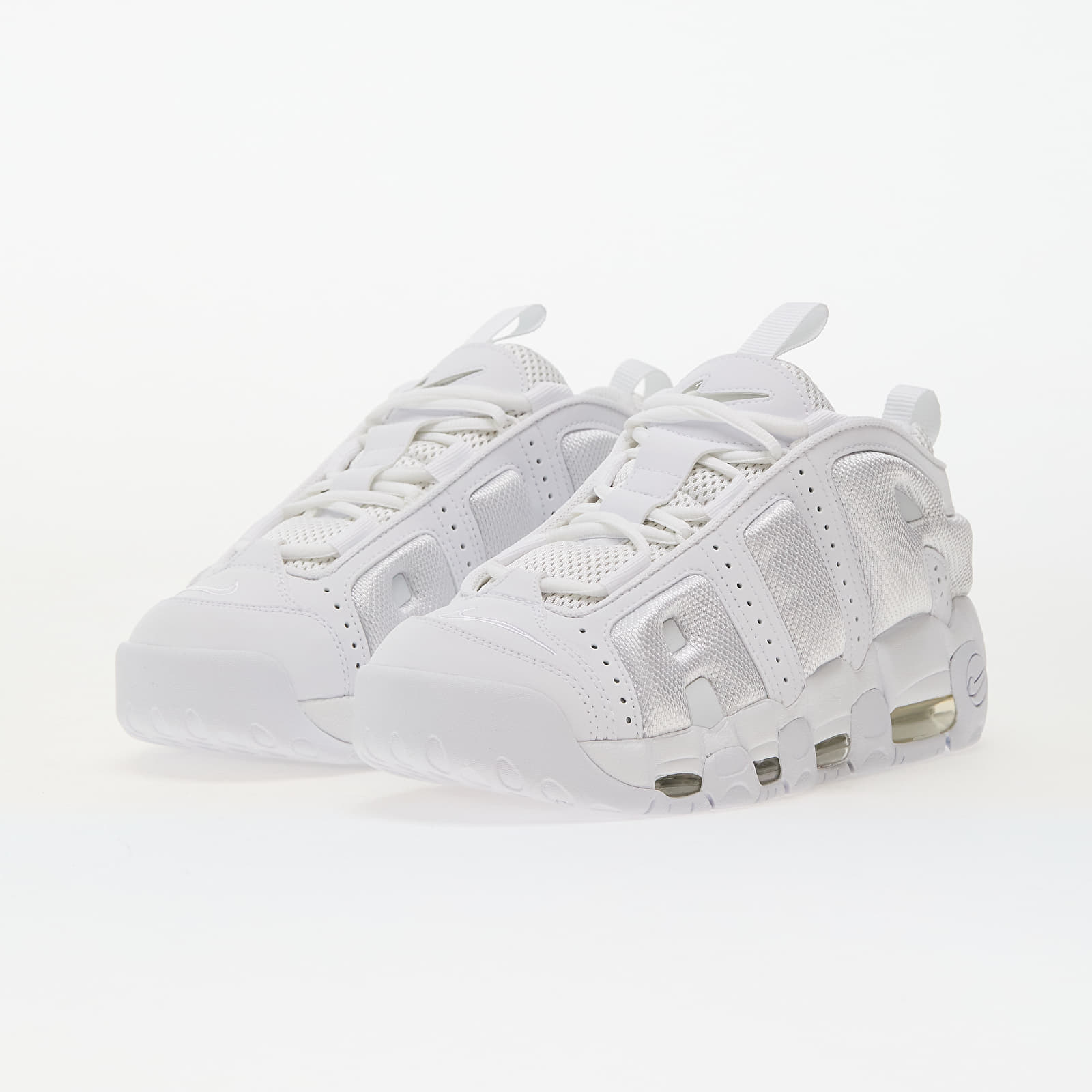 Herensneakers en -schoenen Nike Air More Uptempo Low White/ White