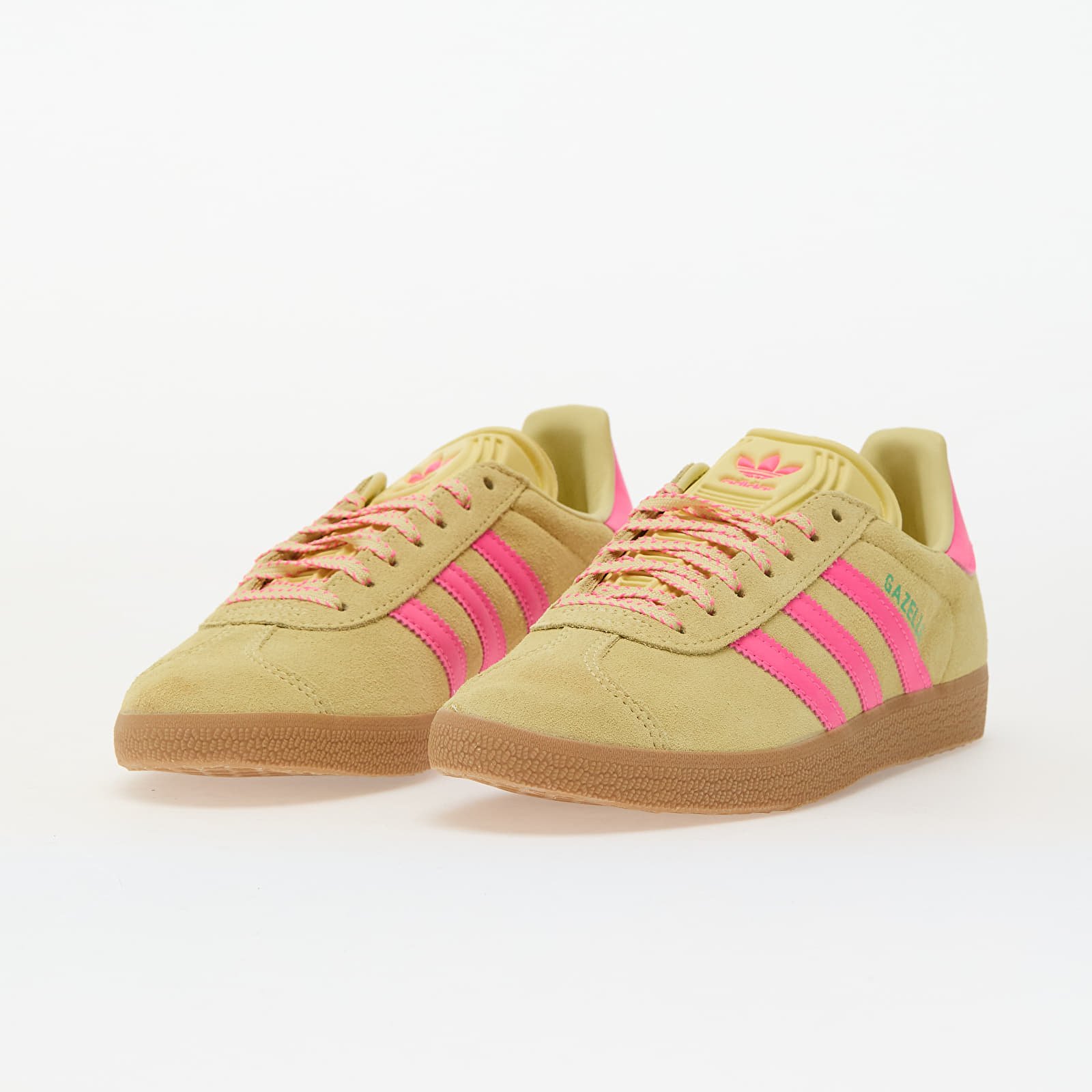 Жіноче взуття adidas Gazelle W Power Yellow/ Lucid Pink/ Gum