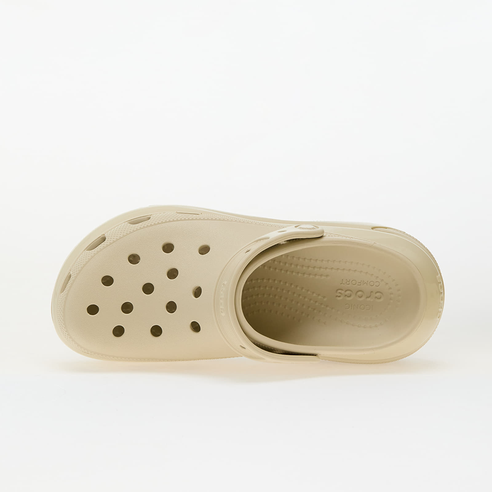 Zapatillas Hombre Crocs Classic Mega Crush Clog Bone