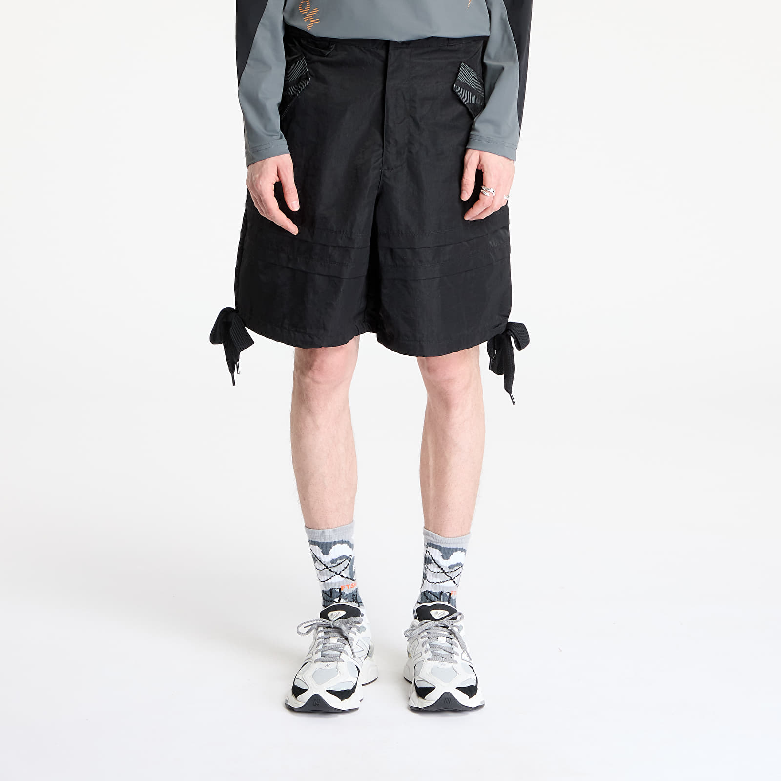 Pantaloncini da uomo Reebok Carpenter Short UNISEX Washed Black