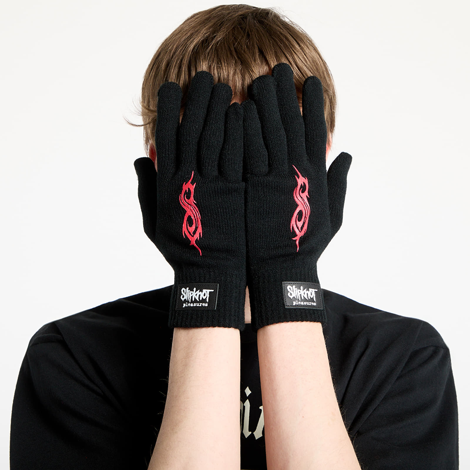 Handschuhe PLEASURES Cult Knit Gloves Black