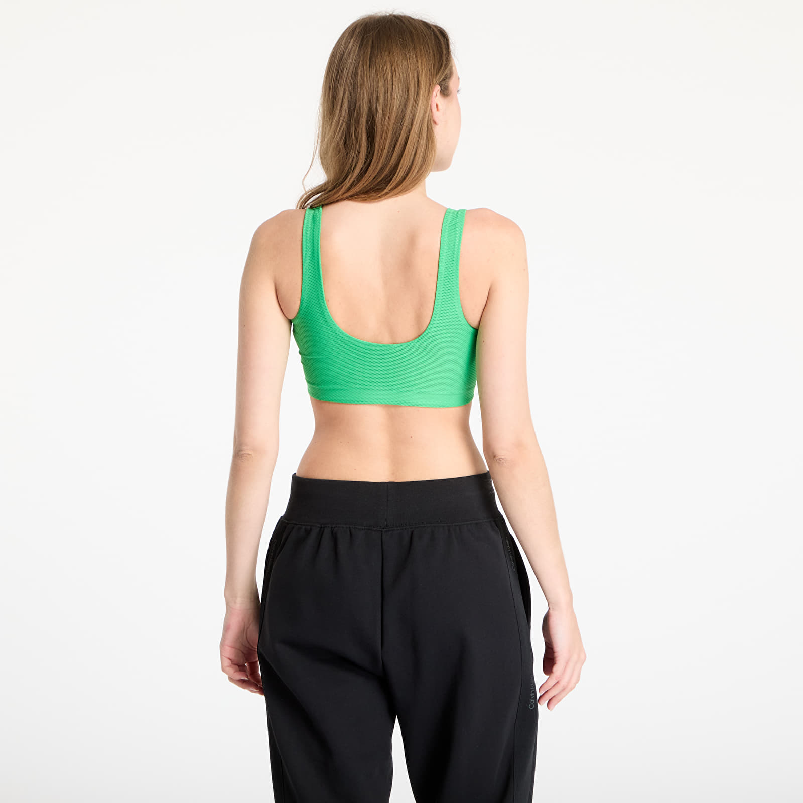 BHs Calvin Klein Sport Intense Power Medium Mesh Bra Blossom Green
